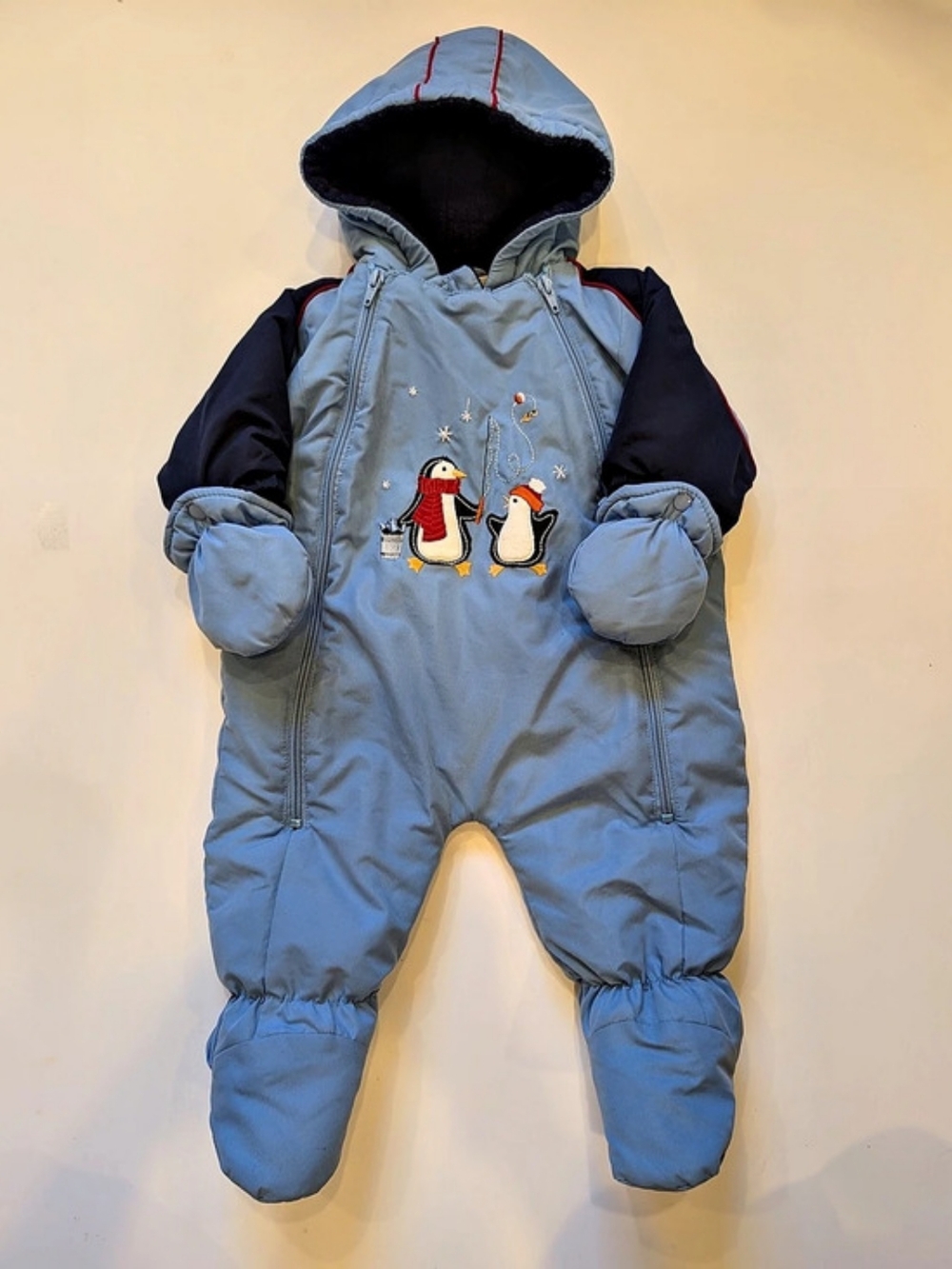 2/$30 💜 Okie Dokie Vintage Snowsuit 6-9M